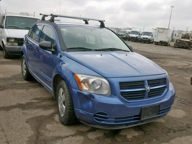 1B3HB28B37D258208 - 2007 DODGE CALIBER BLUE photo 1