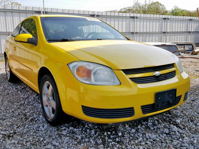 1G1AL18F977282174 - 2007 CHEVROLET COBALT LT YELLOW photo 1