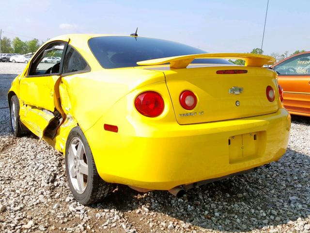 1G1AL18F977282174 - 2007 CHEVROLET COBALT LT YELLOW photo 3