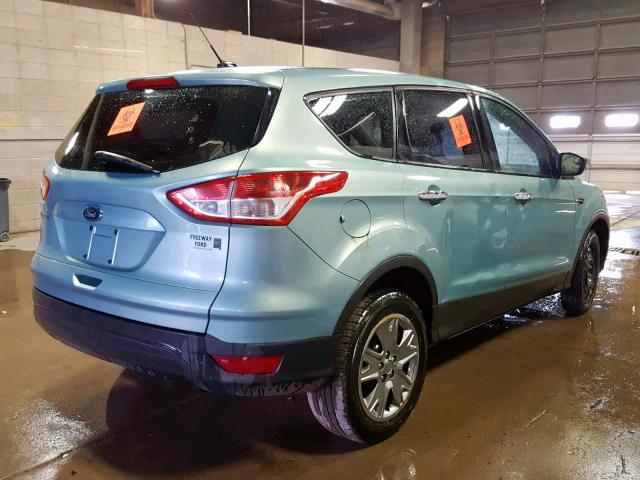 1FMCU0F76DUC52772 - 2013 FORD ESCAPE S GREEN photo 4