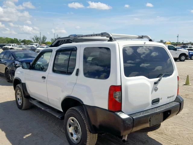 5N1ED28T2YC511056 - 2000 NISSAN XTERRA XE WHITE photo 3