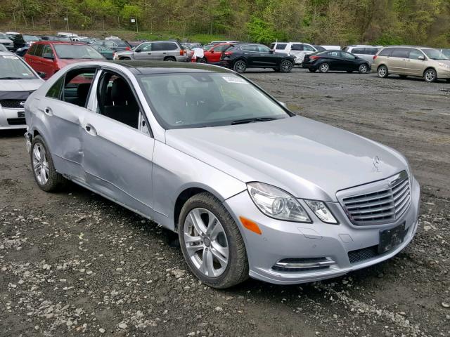 WDDHF9AB1BA296610 - 2011 MERCEDES-BENZ E 550 4MAT SILVER photo 1