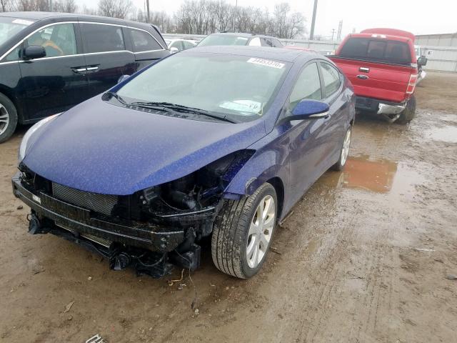 5NPDH4AE6CH132764 - 2012 HYUNDAI ELANTRA GLS  photo 2