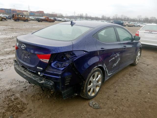 5NPDH4AE6CH132764 - 2012 HYUNDAI ELANTRA GLS  photo 4