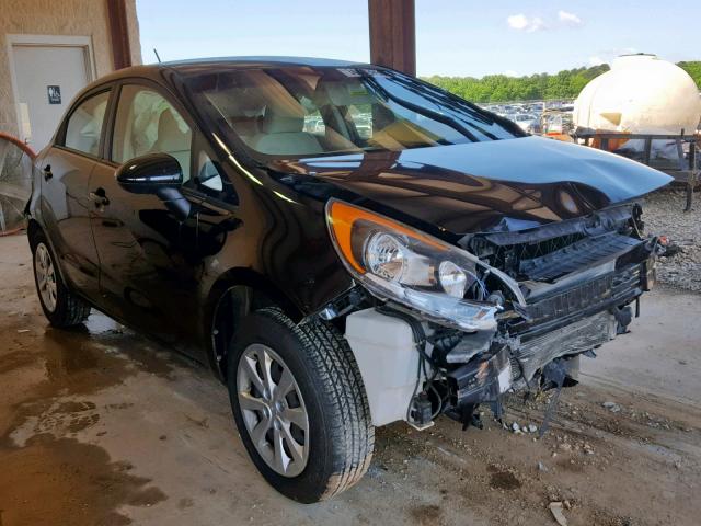 KNADM5A37D6228198 - 2013 KIA RIO LX BLACK photo 1