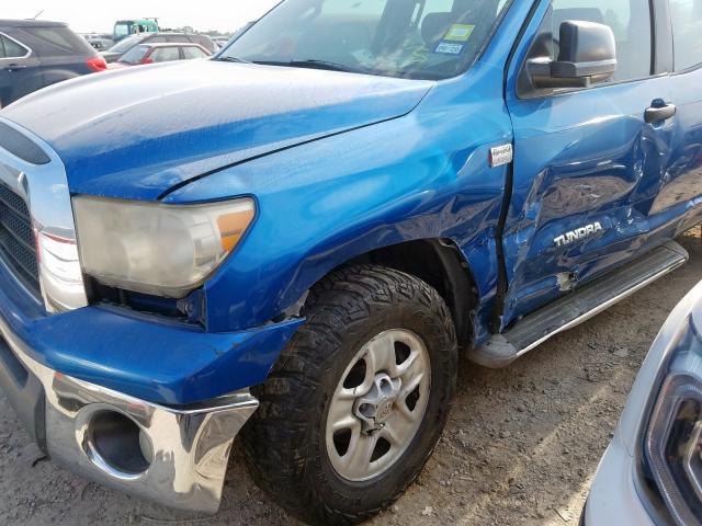 5TFRT54168X024370 - 2008 TOYOTA TUNDRA DOUBLE CAB  photo 9