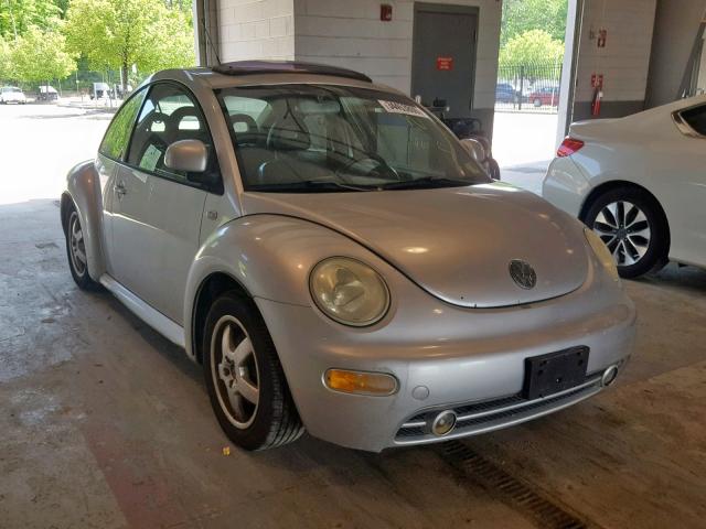 3VWDD21C1YM462387 - 2000 VOLKSWAGEN NEW BEETLE ვერცხლისფერი ფოტო 1