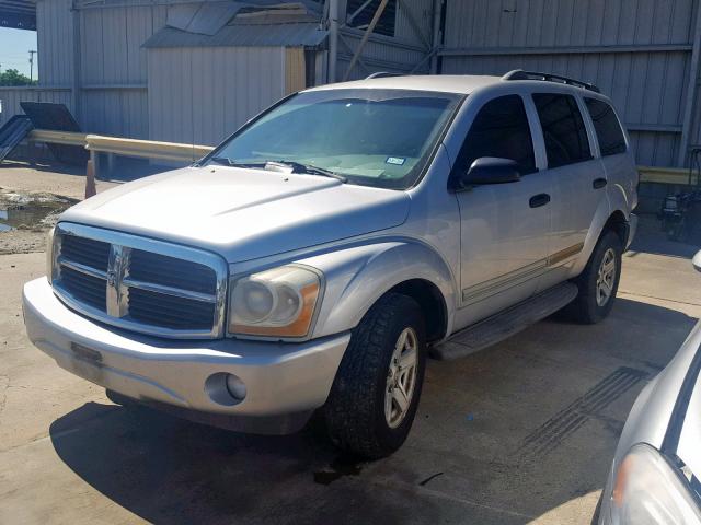 1D4HD48N45F528842 - 2005 DODGE DURANGO SL GRAY photo 2