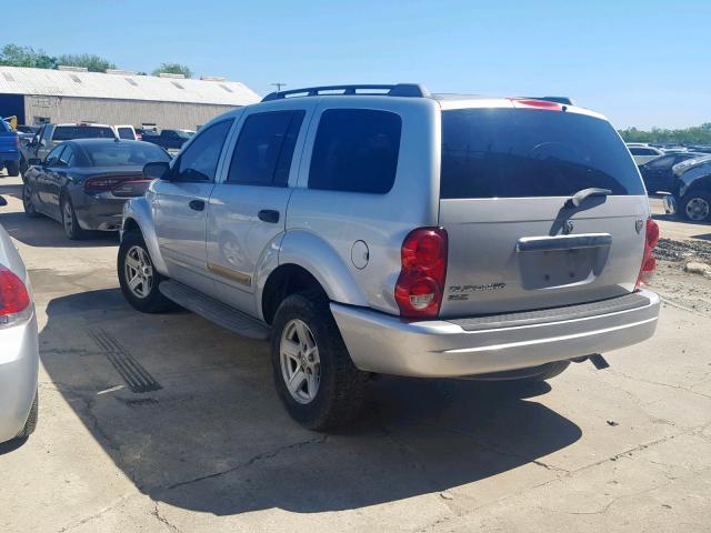 1D4HD48N45F528842 - 2005 DODGE DURANGO SL GRAY photo 3