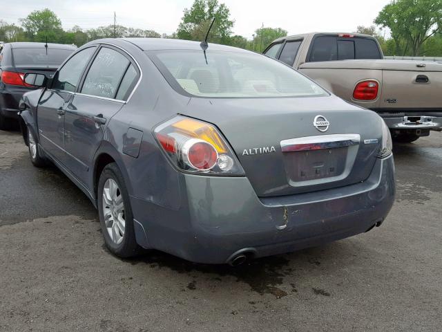 1N4CL2APXAC121488 - 2010 NISSAN ALTIMA HYB GRAY photo 3