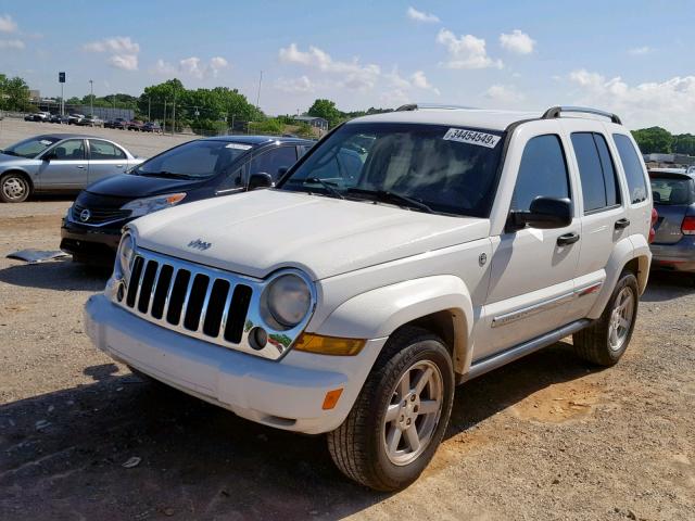 1J4GL58K67W645844 - 2007 JEEP LIBERTY LI WHITE photo 2