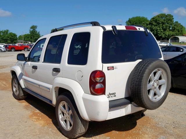 1J4GL58K67W645844 - 2007 JEEP LIBERTY LI WHITE photo 3