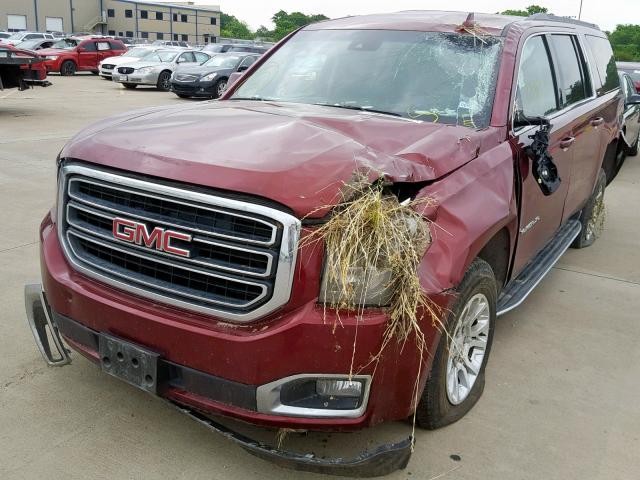 1GKS2GKC0HR115826 - 2017 GMC YUKON XL K RED photo 2