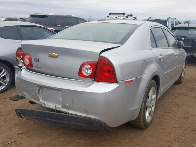 1G1ZA5EU1CF104357 - 2012 CHEVROLET MALIBU LS SILVER photo 4