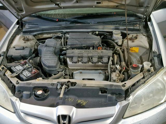 2HGES15154H630039 - 2004 HONDA CIVIC DX SILVER photo 7