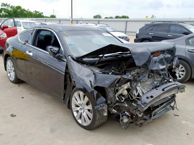 1HGCS2B87AA004047 - 2010 HONDA ACCORD EXL BLACK photo 1