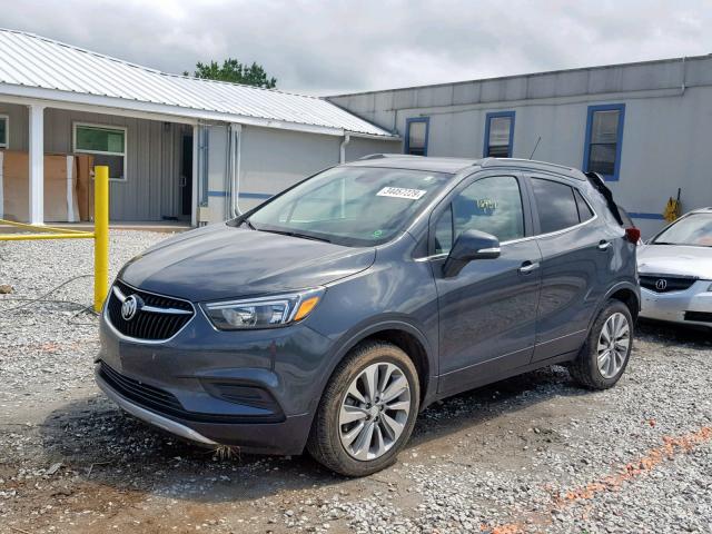 KL4CJASB1JB572029 - 2018 BUICK ENCORE PRE GRAY photo 2