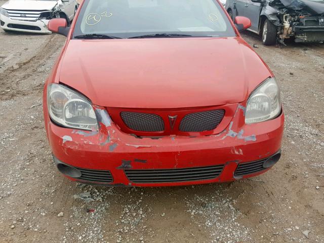 1G2AL18FX87158024 - 2008 PONTIAC G5 RED photo 9