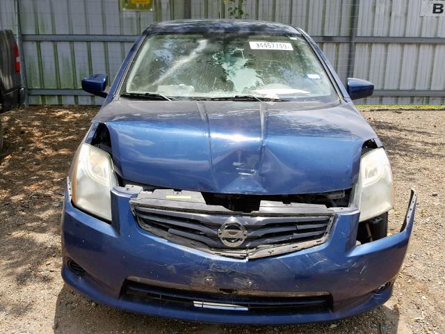 3N1AB6AP6AL608173 - 2010 NISSAN SENTRA 2.0 BLUE photo 7