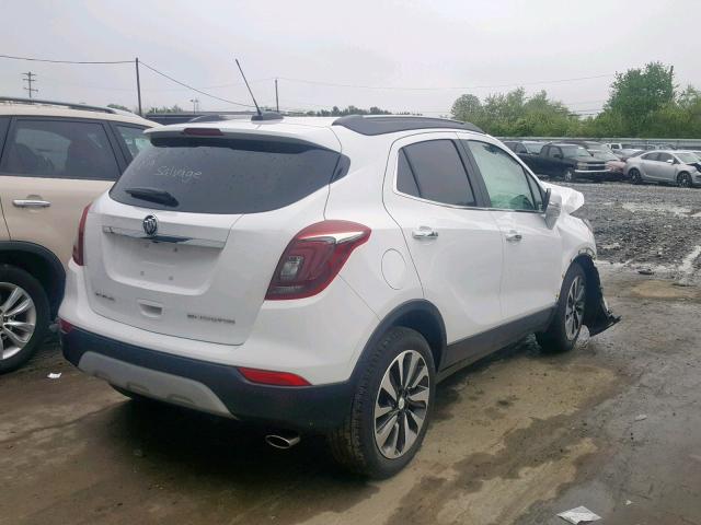 KL4CJCSB0JB525487 - 2018 BUICK ENCORE ESS WHITE photo 4