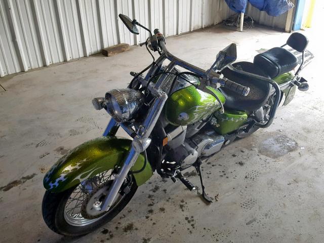 JH2RC50354K013785 - 2004 HONDA VT750 CA GREEN photo 2