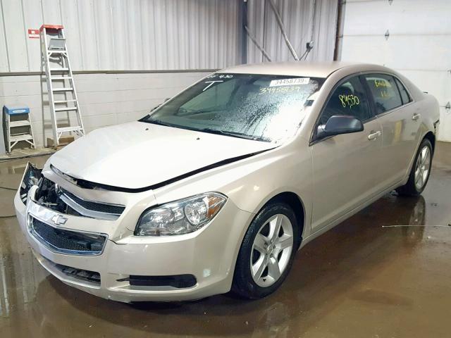 1G1ZA5EU3BF161741 - 2011 CHEVROLET MALIBU LS BEIGE photo 2