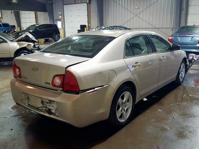 1G1ZA5EU3BF161741 - 2011 CHEVROLET MALIBU LS BEIGE photo 4