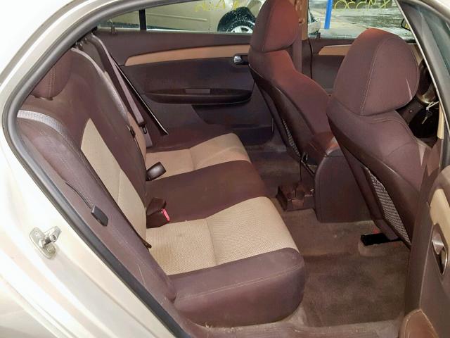 1G1ZA5EU3BF161741 - 2011 CHEVROLET MALIBU LS BEIGE photo 6