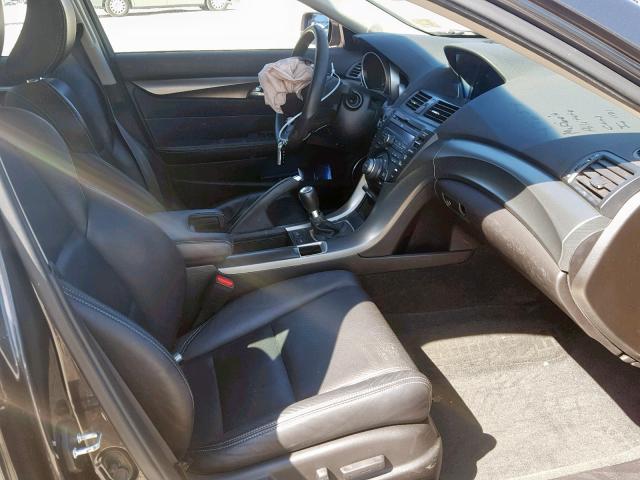 19UUA9E54EA001288 - 2014 ACURA TL TECH GRAY photo 5