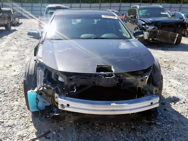 19UUA9E54EA001288 - 2014 ACURA TL TECH GRAY photo 9