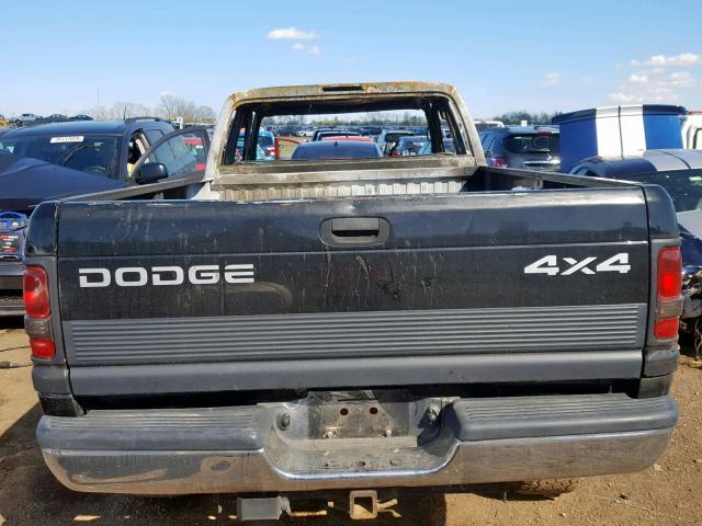 1B7KF236XXJ521671 - 1999 DODGE RAM 2500 BLACK photo 6