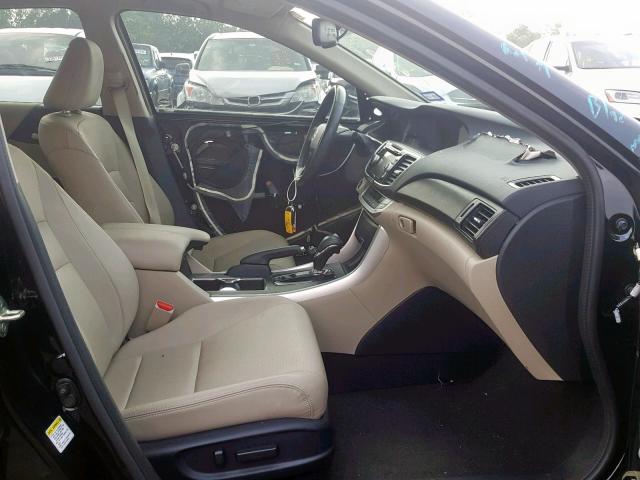 1HGCR2F84EA040080 - 2014 HONDA ACCORD EXL BLACK photo 5