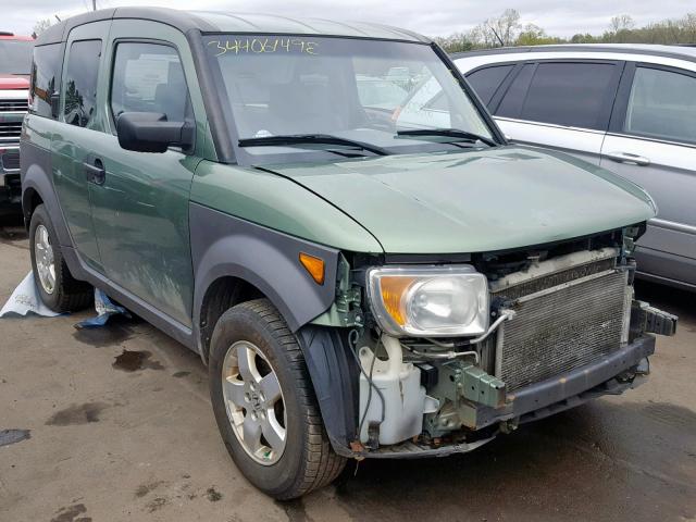 5J6YH285X3L019191 - 2003 HONDA ELEMENT EX GREEN photo 1