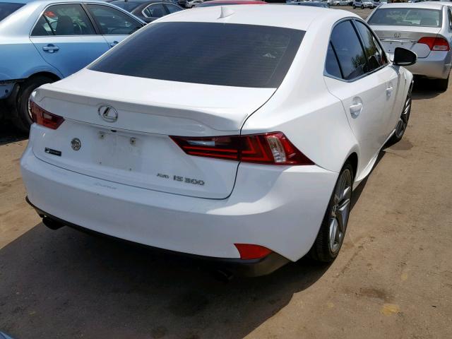 JTHCM1D25G5006567 - 2016 LEXUS IS 300 WHITE photo 4