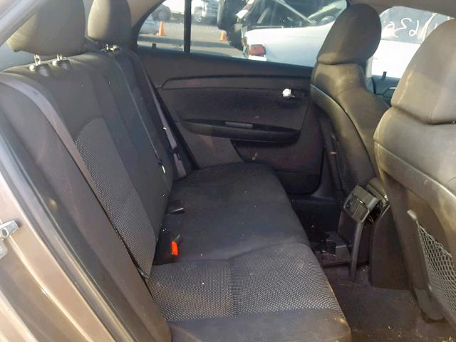 1G1ZC5E12BF128312 - 2011 CHEVROLET MALIBU 1LT GOLD photo 6