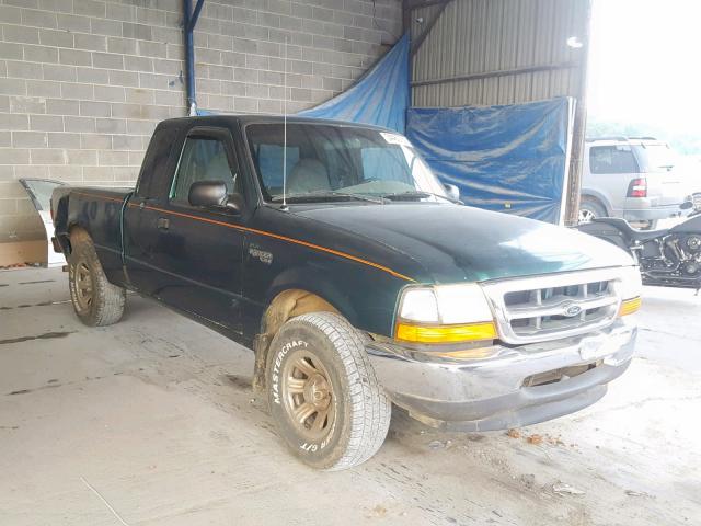 1FTYR14V0YTA52856 - 2000 FORD RANGER SUP GREEN photo 1