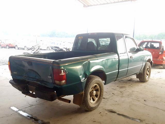 1FTYR14V0YTA52856 - 2000 FORD RANGER SUP GREEN photo 4