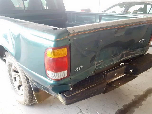 1FTYR14V0YTA52856 - 2000 FORD RANGER SUP GREEN photo 9