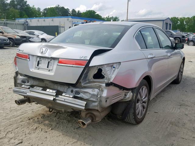 1HGCP3F85CA015813 - 2012 HONDA ACCORD EXL SILVER photo 4