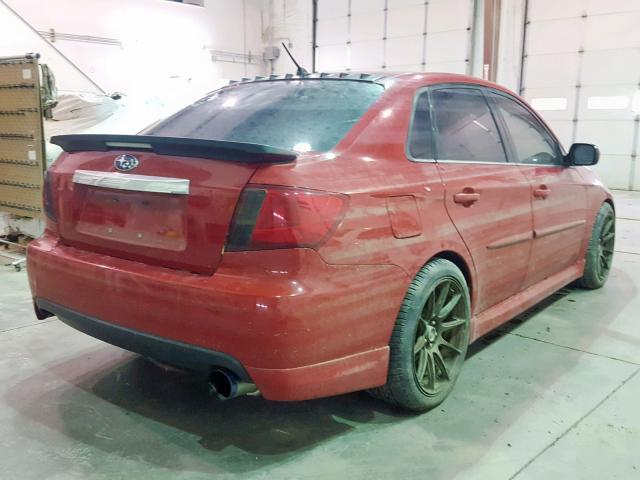 JF1GE76699G512791 - 2009 SUBARU IMPREZA WR RED photo 4