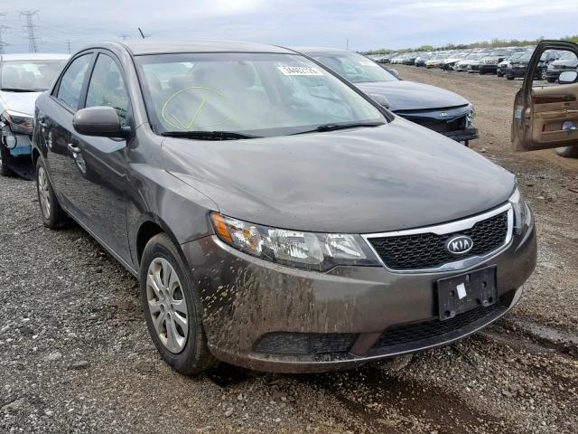 KNAFU4A21B5390096 - 2011 KIA FORTE EX BROWN photo 1