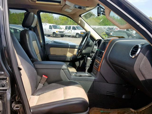 1FMEU74E78UA82298 - 2008 FORD EXPLORER E BLACK photo 5