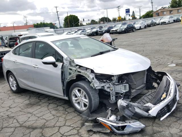 1G1BE5SM5H7194947 - 2017 CHEVROLET CRUZE LT SILVER photo 1