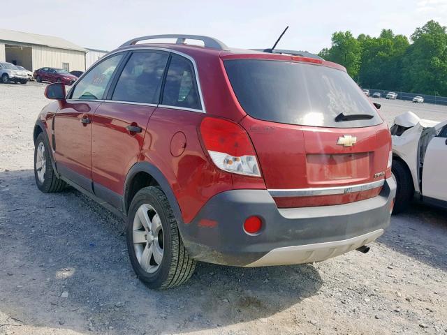 3GNAL2EK4CS574185 - 2012 CHEVROLET CAPTIVA SP RED photo 3