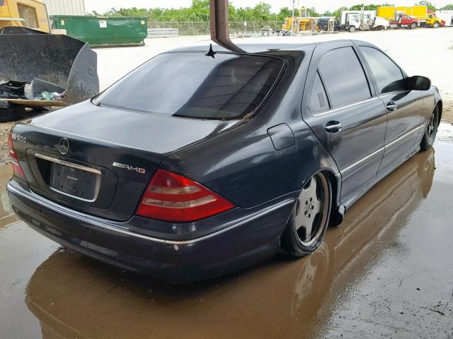 WDBNG75J42A262000 - 2002 MERCEDES-BENZ S 500 GRAY photo 4