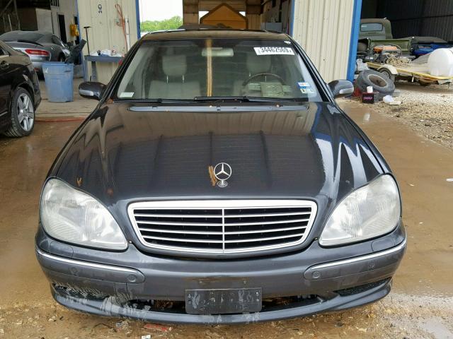 WDBNG75J42A262000 - 2002 MERCEDES-BENZ S 500 GRAY photo 9