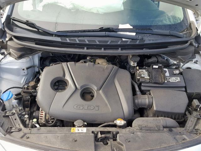 KNAFZ4A82E5128243 - 2014 KIA FORTE EX SILVER photo 7