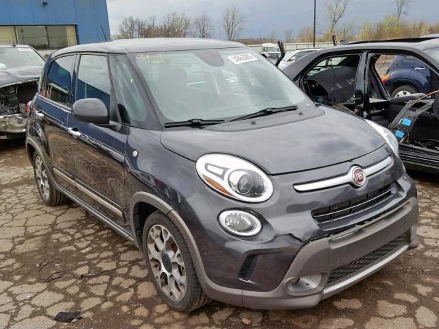 ZFBCFADHXEZ014513 - 2014 FIAT 500L TREKK GRAY photo 1