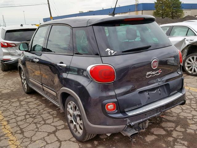 ZFBCFADHXEZ014513 - 2014 FIAT 500L TREKK GRAY photo 3