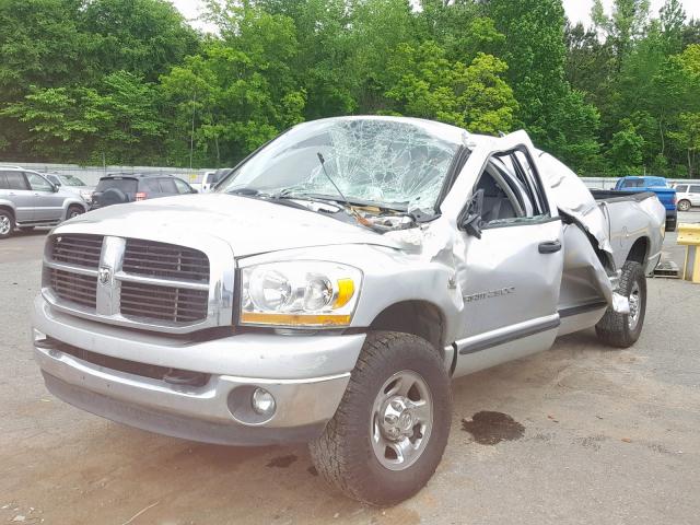 3D7KS29C16G193314 - 2006 DODGE RAM 2500 SILVER photo 2